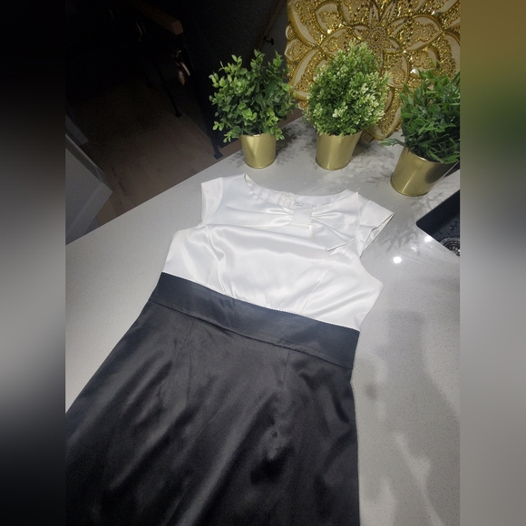 SANDRA DARREN Superbe robe chic entièrement doublée fini satiné - Picture 3 of 8